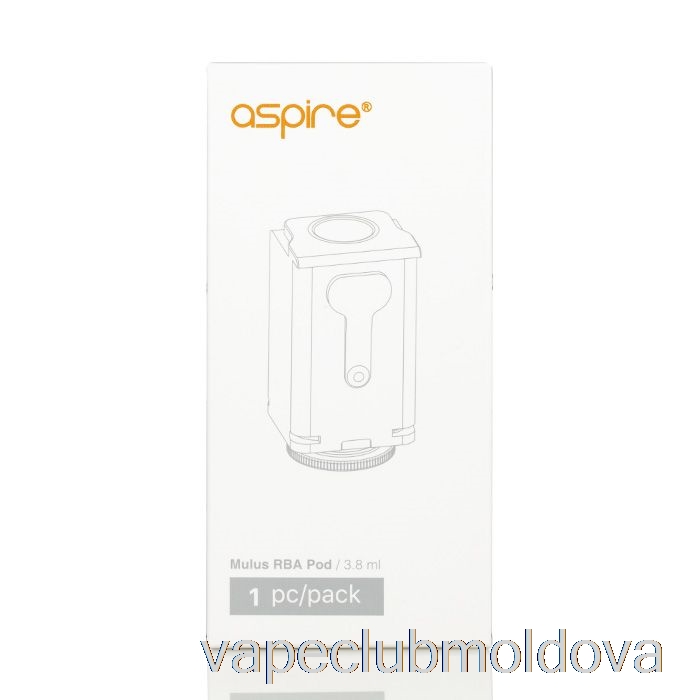 Kit Vape Pod Aspire Mulus Rba Pod și Bobină